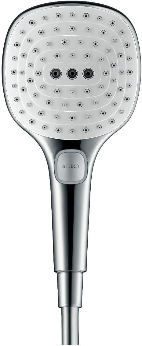 hansgrohe 26520000 Raindance Select E120 3-jet hand shower, chrome