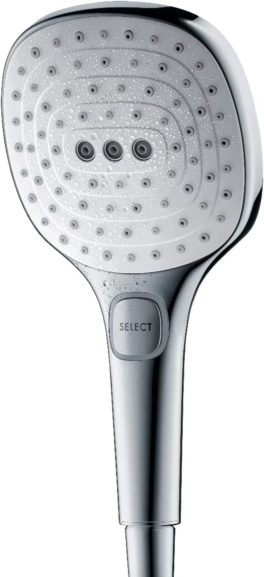 hansgrohe 26520000 Raindance Select E120 3-jet hand shower, chrome
